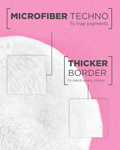 Garnier Micellar Cleansing Eco Pads, Reusable, 3 Ultra-soft Microfiber Pads, 1 Count (Packaging May Vary) (Pack of 2)