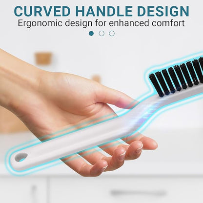 11PCS Crevice Cleaning Brush Set, Groove Gap Cleaning Tool Hard Bristle Recess Cleaning Brush Crevice Gaps Cleaning Tool for Deep Cleaning Kitchen, Bathroom, Grout, Sink, Corners, Tight Spaces & More