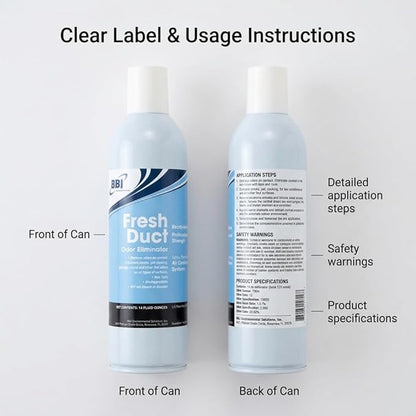 BBJ 472-06 - Fresh Duct Odor Eliminator, 14 Oz Aerosol Spray