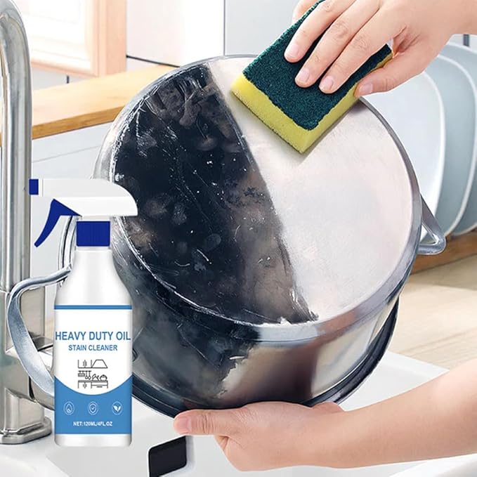 RJDJ Heavy Duty Kitchen Degreaser & Cleaner Spray, Degreaser Cleaner Heavy Duty, Kitchen Cleaner Spray, All-Purpose Cleaners, Cleaning Spray for Kitchen, Oven, Grill, Cleaners Household, 120ml (3)