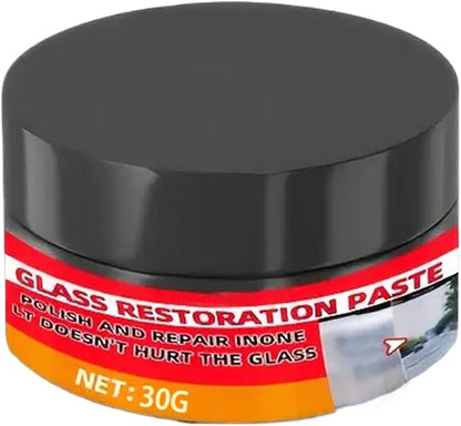 Glass Scratch Eraser,Car Glass Polishing Cleaner | Vehicles Scratch Remover Polish Paste - for Mirror Shower Doors for Truck Automotive RV Outdoor Road Trips Pickup Parking Bathroom