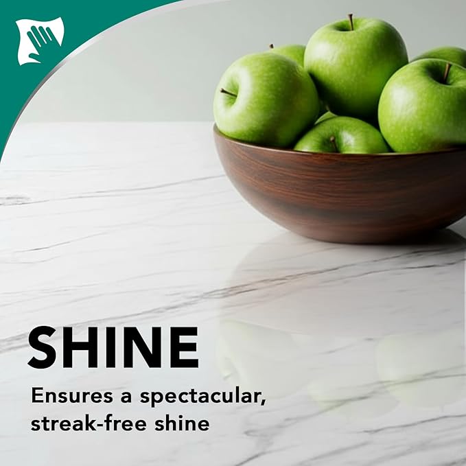 Weiman Disinfectant Granite Cleaner and Polish With Microfiber Cloth - Safely Clean Disinfect and Shine Granite Marble Soapstone Quartz Quartzite Slate Limestone Corian Laminate Tile Countertop