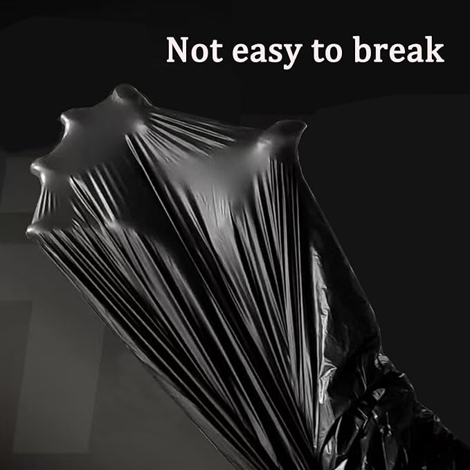 Thick Heavy Duty Plastic 20-30 Gallon Drawstring Trash Bags,Fit 21,23,25 Gal trash can, for tall kitchen Home Office outdoor courtyard 31x35 Inches (23 Gallon Drawstring Trash Bags)
