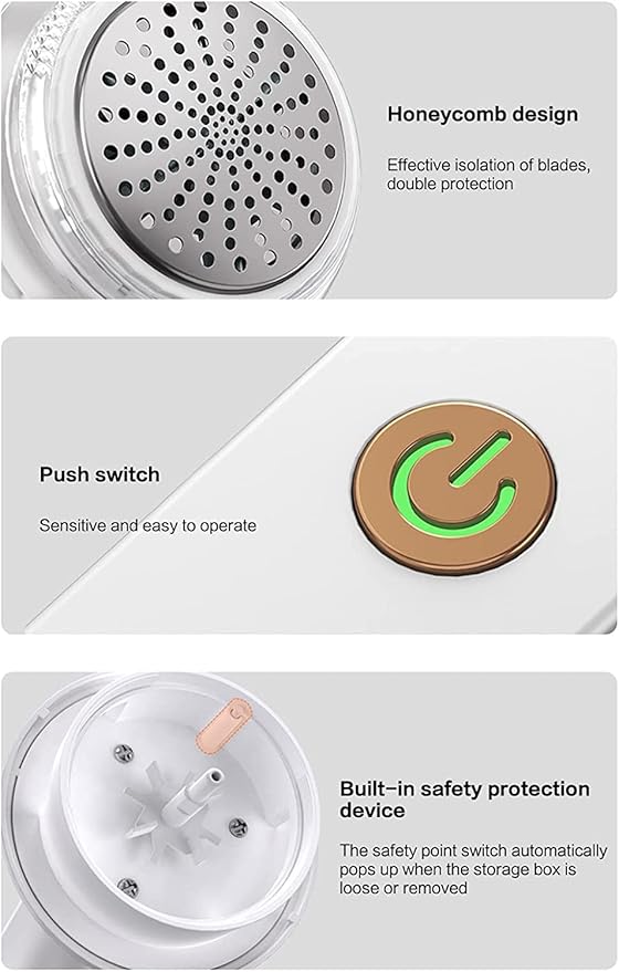 Electric Lint Remover Rechargeable - 2023 New Portable Instantly Lint Remover, Magic Fabric Shaver Fuzz Remover, Electric Lint Remover for Clothes, Effective Lint Shaver for Home Daily Use (Z - Both)
