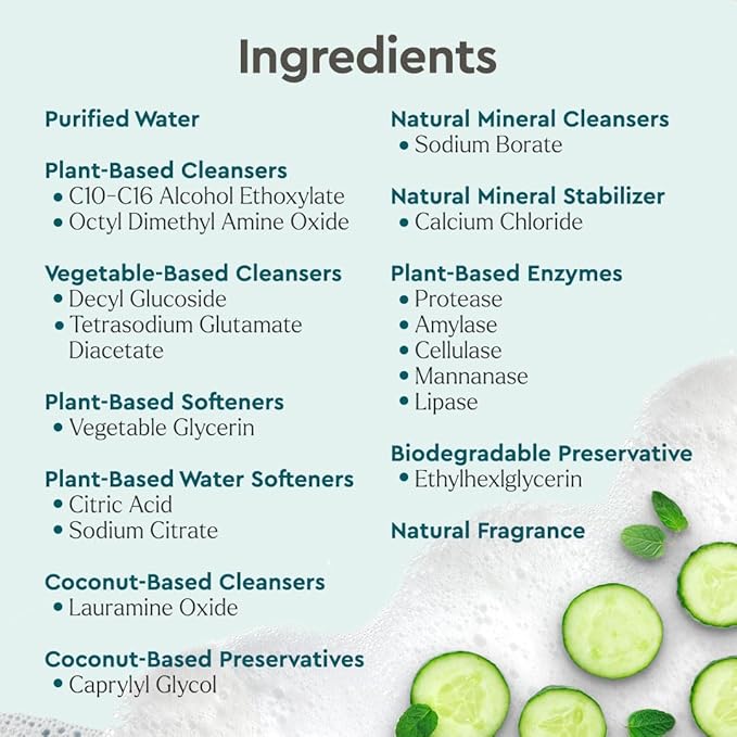 Puracy Pet Stain and Odor Remover - Enzyme Cleaner for Dog & Cat Urine and Poop on Carpet, Professional Pet Carpet Stain Remover, Cucumber & Mint, 25oz