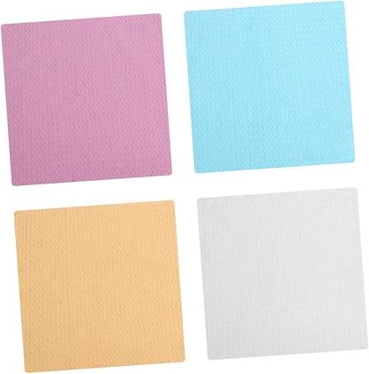 GALPADA 4pcs 100% Cotton Dish Towels Set Absorbent Kitchen Cleaning Cloths Lint-Free Sturdy Dish Wipe Cloths for Washing and Household Cleaning