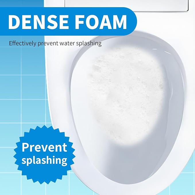 MAMADOU 100ml Smart Toilet Foaming Agent Splash Proof Foam Shield Cleaner Liquid Deodorizing Stain-Resistant Special Cleaning Toilet Bowl For Fresh Bathroom