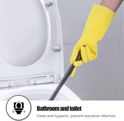 Rubber gloves dishwashing 2 or 4 Pairs for Kitchen,Cleaning gloves for household Reuseable.
