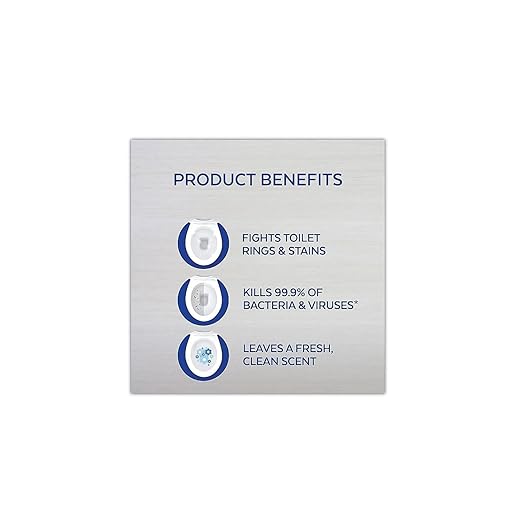 Lysol Bleach Toilet Bowl Cleaner, 216oz (9X24oz), 10X Cleaning Power