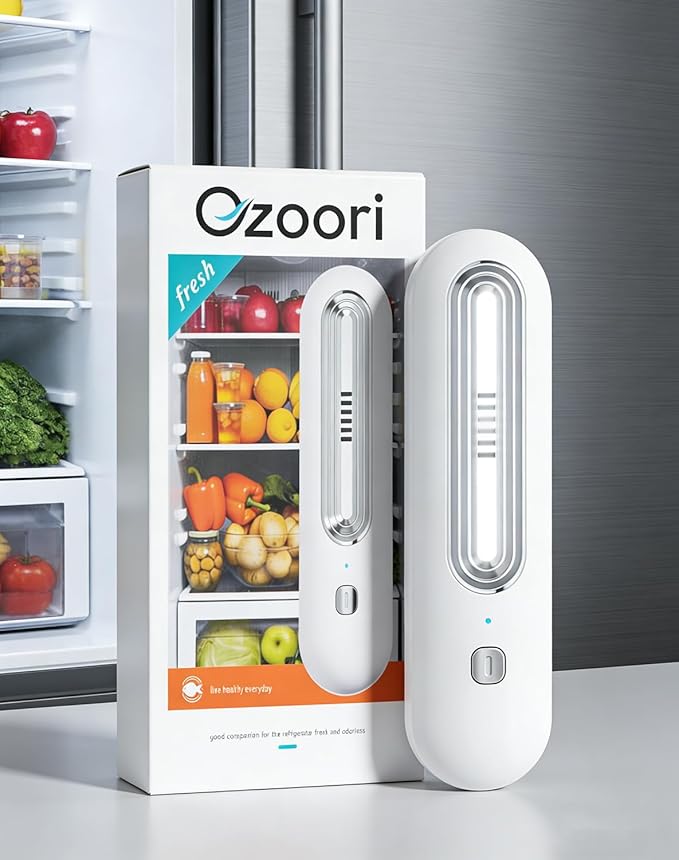 Fridge Deodorizer Odor Eliminator – Powerful Odor Eliminator & Freshness Preserver For Refrigerator, Compact & Rechargeable, No Filters Needed, Extends Food Freshness & Reduces Waste (1)