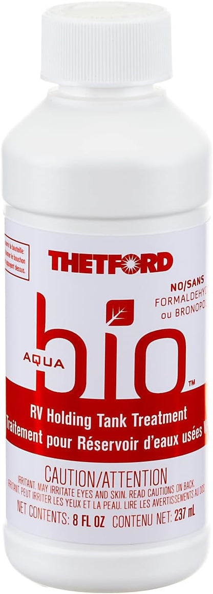 Thetford AquaBio 96604 RV Holding Tank Treatment Citrus Twist Scent, Formaldehyd Free 6 Pack of 8 Oz Liquid Orange