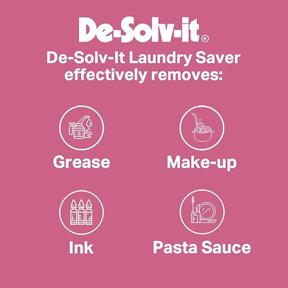 De-Solv-it Orange Sol Laundry Saver Stain Remover Spray - Spray and Wash Stain Remover for Clothes - Laundry Essentials - 12 oz (Two Pack)