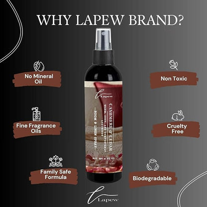 Lapew Room & Linen Spray | Fragrance Mist for Home, Car & Office | Fabric & Air Freshener | Neutralizing Mist | Made in USA | Cashmere & Cedar