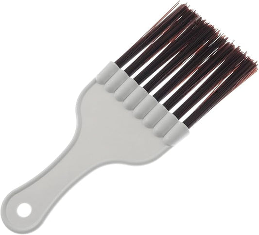 4PCS Brown Plastic Air Conditioner Condenser Cleaning Brush 17.5x7.5cm Refrigerator Cleaner Suitable for Finned Evaporator Coils