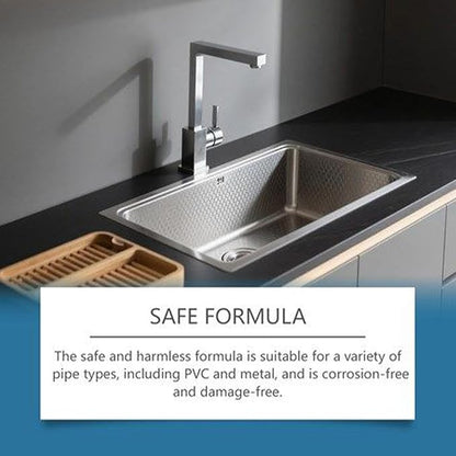 Sink Unblocker | 200 g of Powerful Unclogging Agent | Unclogging Agent | for Kitchen Bathroom Shower and Pipes