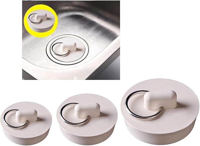 Rubber Sink Bathtub Plug Drain Stopper Bath Plug Sink Wash Basin Water Stopper for Bathtub Bathroom