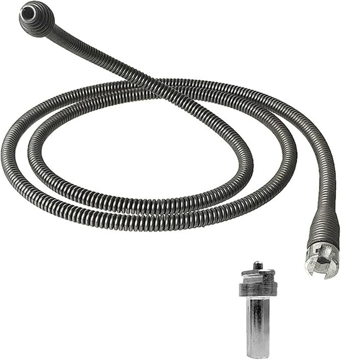Pipe Clog Remover, Drain Clog Remover Tool, Dredging Tool Clamp, Universal Flexible Hose, Spring Pipe