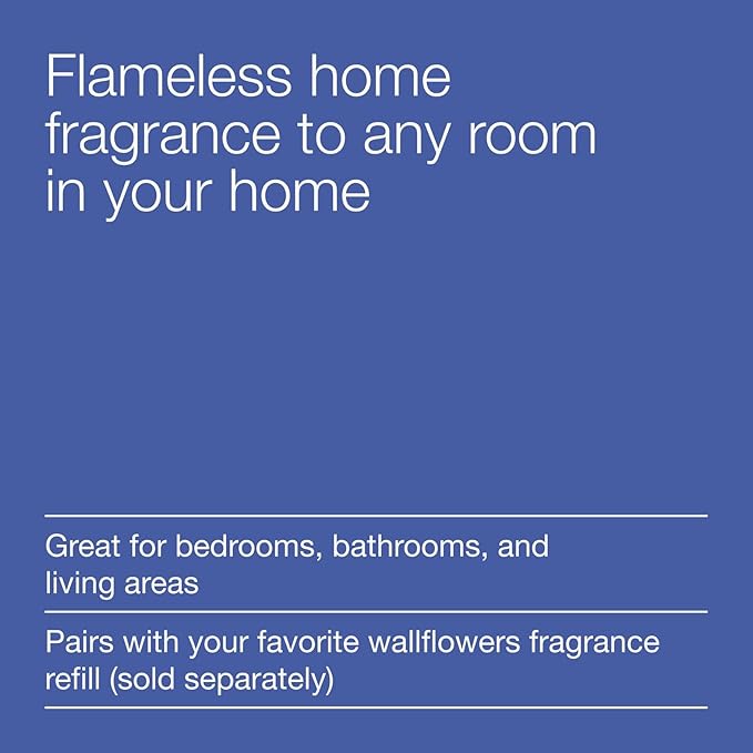 Bath & Body Works Wallflowers Fragrance Plug, White Flare Design, Plug-in Air Freshener Device for Bedrooms, Bathrooms & Living Spaces - 2 Pack