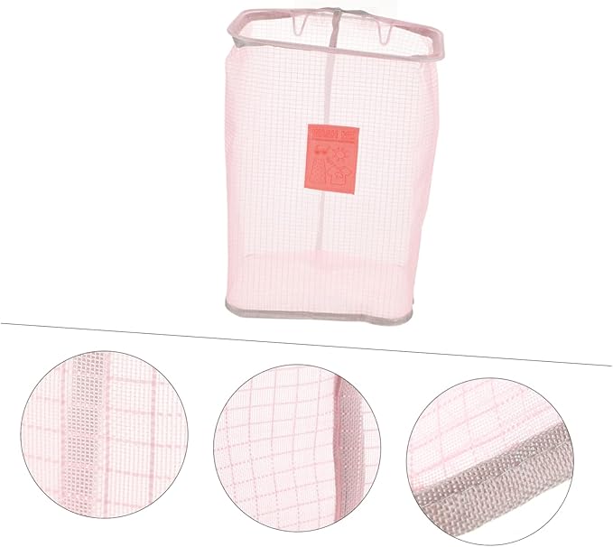 SOLUSTRE Woven Storage Basket Laundry Room Organizer Hanging Foldable for Dorm Hotel