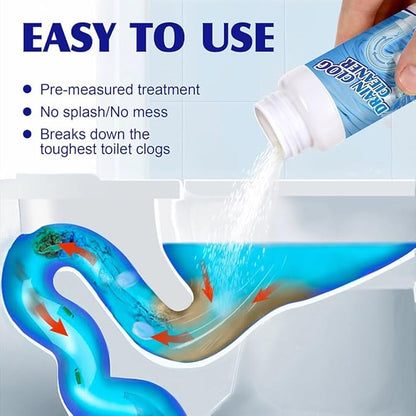 2Pack Sink Drain Cleaner Tool - Upgraded Powerful Pipe Unclogging Agent for Kitchen, Bathroom & Sewer Cleaning