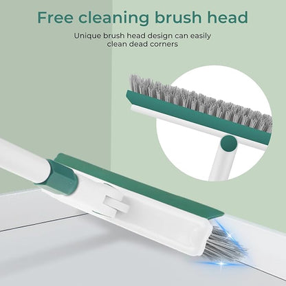 Baseboard Cleaner Tool with Handle, 60" Extendable Long Handle Baseboard Cleaner with 5 Reusable Pads for Baseboards Cleaning, Ceiling, Wall, Floor, Bathroom, Kitchen