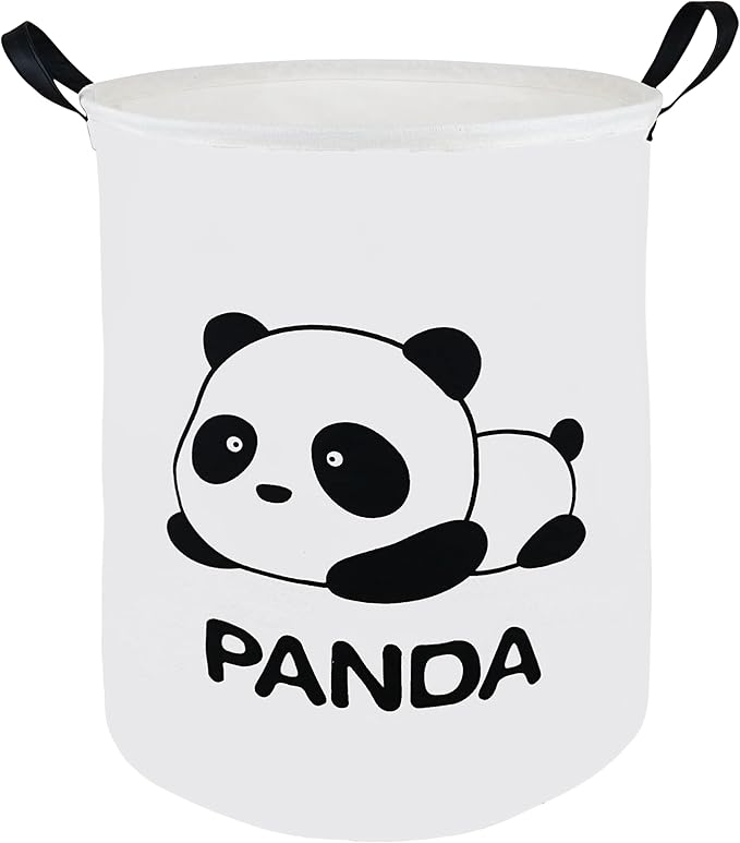 19.8" Round Kids Laundry Basket Gift Basket Storage Laundry Hamper Laundry Basket Baby Toys Nursery Bin with Handles,Storage Basket for Kids Room Bedroom Decor