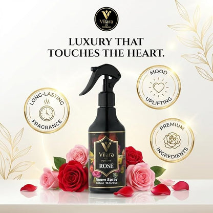 Room Spray Freshener - Long-Lasting Luxury Scents - Room and Linen Spray for Bedding, Sheets, Fabric, Furniture for Aromatherapy - 10.14 fl oz (Rose)