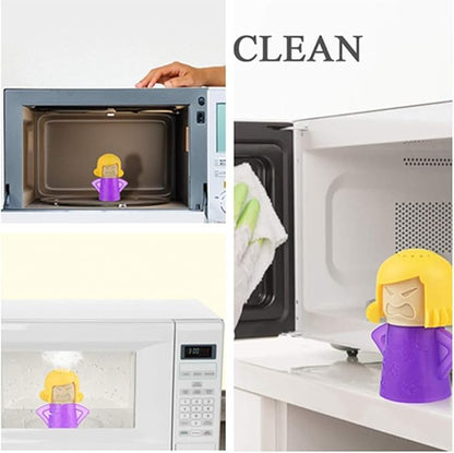 Microwave Oven Steam Cleaner Easily Cleans the Crud In Minutes Microwave Oven Steam Cleans With Vinegar and Water for Home Office Kitchens (Purple)