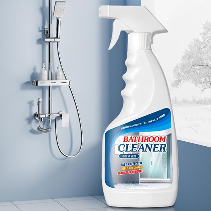 Bathroom Stubborn Stains Cleaner: Grout Tile Bathroom Cleaner, Heavy-Duty Stain Remover for Shower Bathroom Kitchen (500ml)