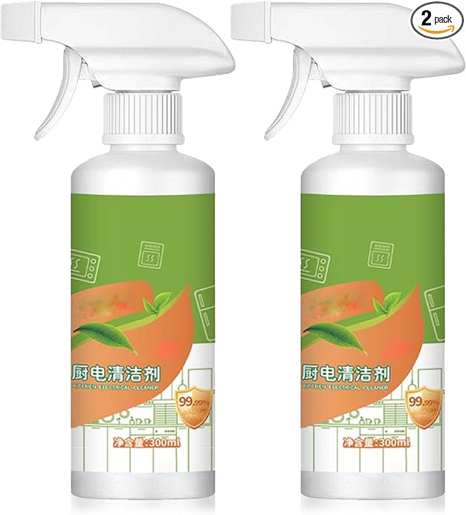 Electrolyzed Ion Kitchen Cleaner Spray - Multi-purpose Household and Kitchen Cleaning Spray,Multi-purpose Kitchen Grime Remover for Household Cleaning (2, 1 Bottle)