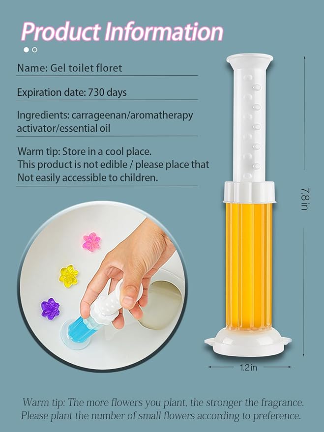 Toilet Bowl Cleaner Gel Stamp Kit, 117 Count, 9 Scents,bathroom Air Freshener (9)