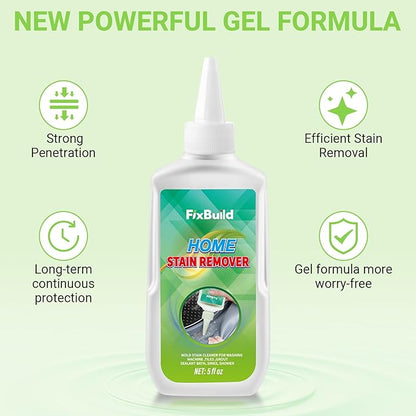 Household Removal Gel, Multi-Purpose Removal Cleaner for Refrigerator Washer Rings, Caulk, 5 FL OZ