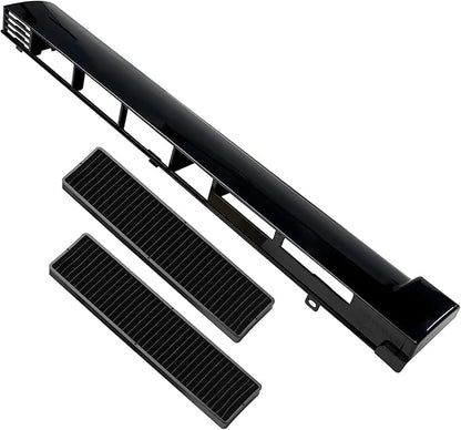 MDX61912701 Microwave Oven Top Vent Grille with 2 Pack 5230W1A003A Microwave Filter for LG Microwaves AP5202555, 2119394, AH3535252, EA3535252, LMV2031ST, LMH2016ST, LMHM2237B