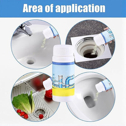 Wild Sink and Drain Cleaner Powder 2026|Powerful Drain Cleaning|Pipe Dredging Agent|Rapid-Foam Fast-Acting Pipe Declogger for Kitchen,Bathroom,Toilet,Pipe Maintenance (5 PCS)