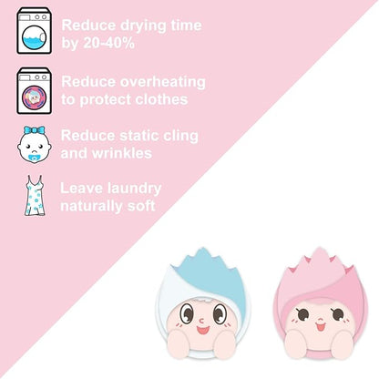 XL Organic Premium Reusable Wool Dryer Balls 6 Pack-100% New Zealand Wool,Reusable for 2000+ Loads,Natural Fabric Softener Ball,Hypoallergenic Baby Safe & Chemical Free to Reduce Sticky Wool
