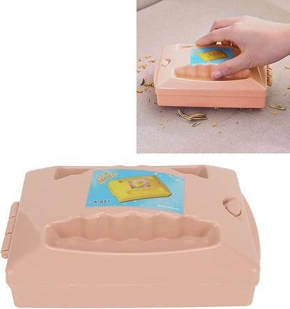 Carpet Sofa Sweeper, Double Roller Remove Debris Table Sweeper Cleansing Manual Sweeping Brush for Desktop Bed Clothes Desktop Carpet Sofa
