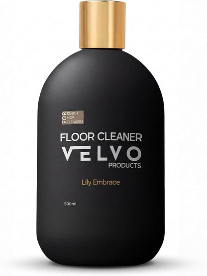 Velvo Floor Cleaning Solution for Robot Mops – Compatible with Roborock, Dreame, Roomba – Low Foam 1:300 Concentrate, Streak-Free, Multi-Surface Cleaner for Hardwood & Tile, 500ml (Lily Embrace)