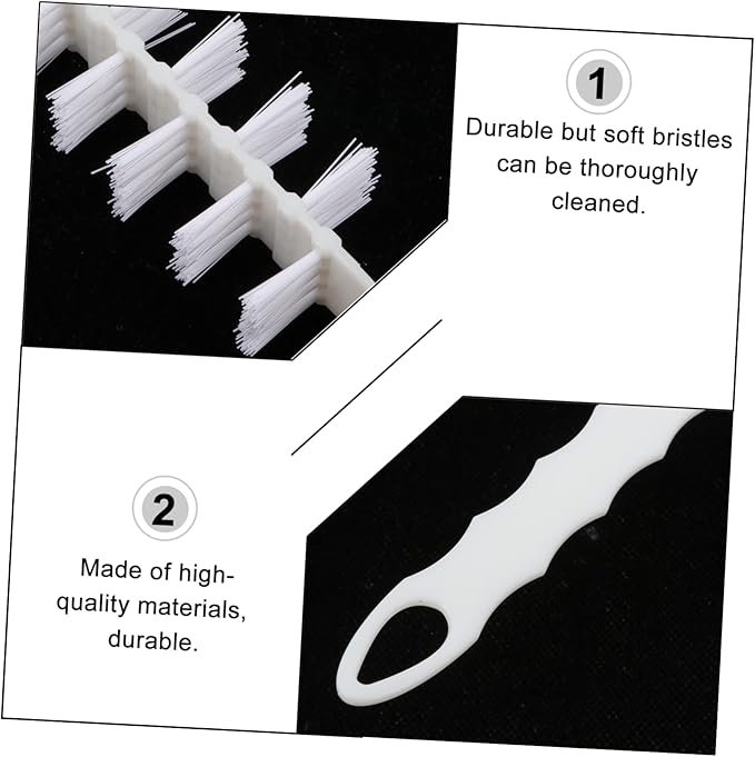 SHOWERORO 2pcs Dryer Brush Soft Scrub Brush for Washing Machine Dryer Vent Cleaner