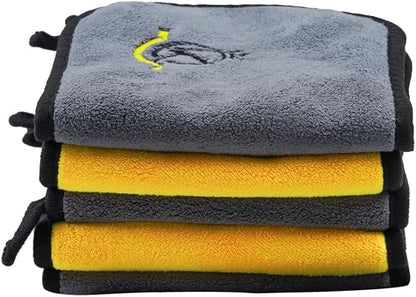 KONLLEN Billiards Billiard cue Towel - 100% Cotton Black 8-Ball Pool Cue Clean Towel Maintenance Accessories Cleaning Set Shaft Wax + Cleaning Powder +