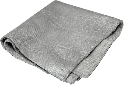 Flitz Tear Away Microfiber Towel Roll (30 Sheets) - USA-Made 12" x 12" Cloth Paper Towels - Reusable & Washable Ultra Absorbent Cleaning Cloth Roll for Cars, Kitchens, Appliances - Grey (1 Pack)