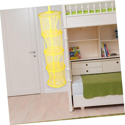 Unomor 1Pc Hanging Basket for Laundry and Storage Breathable Compartment Organizer Practical Underwear and Sock Drying Net Space Saving Design for Home Use