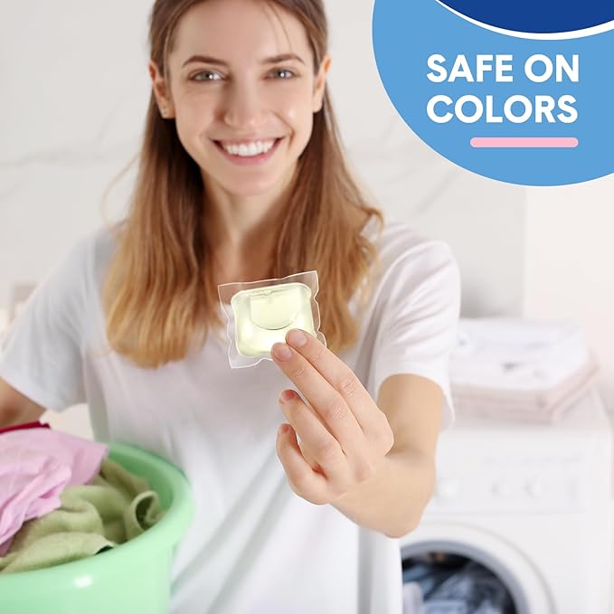 150 Count Liquid Laundry Detergent Soap Pods Bulk, Anti Sensitive Laundry Pods Fresh Scented Washing Machine Pod with Container Box Stain Odor Removal Ultra Concentrated(Honey Orchid Scent)