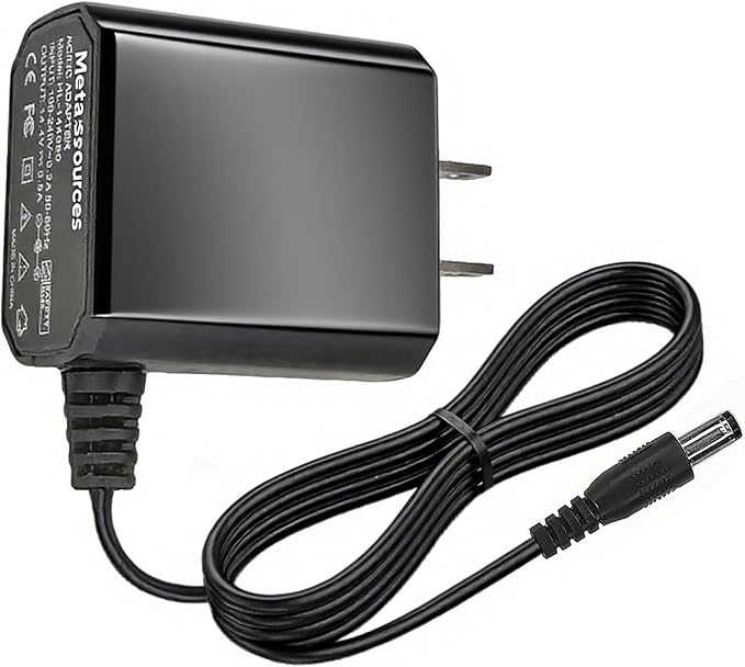8.4V AC/DC Adapter Compatible with TASVAC EB5 Electric Spin Scrubber Rechargeable Cordless Scrub Brush Cleaning Bathroom Scrubber Power Supply