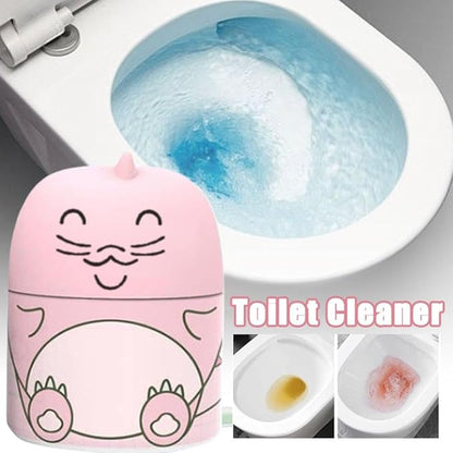 Toilet Cleaner & Toilet Deodorizer Wonder, Toilets Bowl Cleaner Bottle, with Cute Dinosaur Design, 2 in 1 Efficient Cleaning and Deodorization, Long-Lasting Fragrance, for Bathroom, House (Blue)