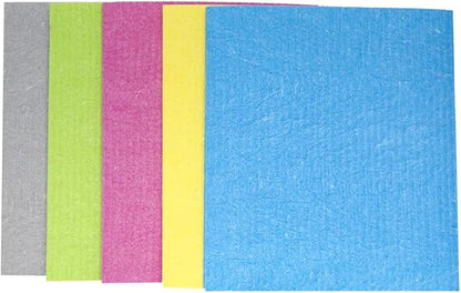 Swedish Dishcloths – 10 Pack Super Absorbent Eco-Friendly Cleaning Cloths | Reusable Biodegradable Kitchen Towels for Dishes, Counters & Household Use