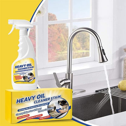 Heavy Duty Kitchen Degreaser Spray, Oven Degreaser Cleaner Heavy Duty, Powerful Multi-purpose kitchen Cleaner Spray for Ovens, Grills, and Stoves (1PCS)