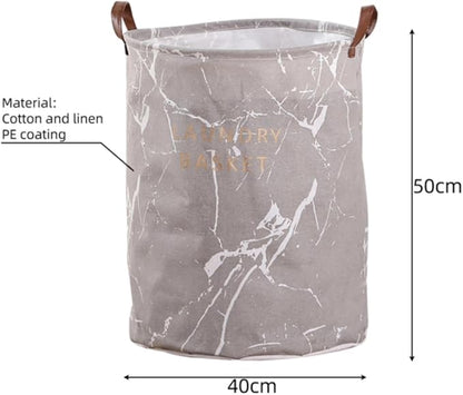 1PC Folding Laundry Basket Round Storage Bin Bag Large Hamper Collapsible Clothes Toy Basket Bucket Organizer Large Capacity