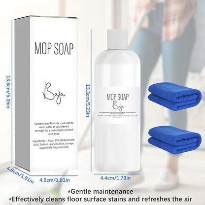 Mop Soap Brazilian Waves, Mop Soap Scented, Luxury Mop Soap, Mop Soap For Floor Cleaning (120ml)