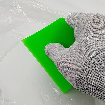 PPF Squeegee Anti-Scratch Soft TPU Vinyl Small Tint Scraper Water Blade for Paint Protection Film,Vinyl Wrap/Window Tint Tools, Mirror/Window/Household Cleaning (Green)