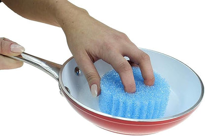 Scrub Daddy Colors Sponge Set, FlexTexture, 3ct Pack of 2 | Temperature Responsive | Deep Cleaning | Dishwasher Safe | Multi-use
